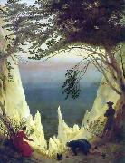 Caspar David Friedrich Chalk cliffs on Rugen by Caspar David Friedrich Spain oil painting artist
